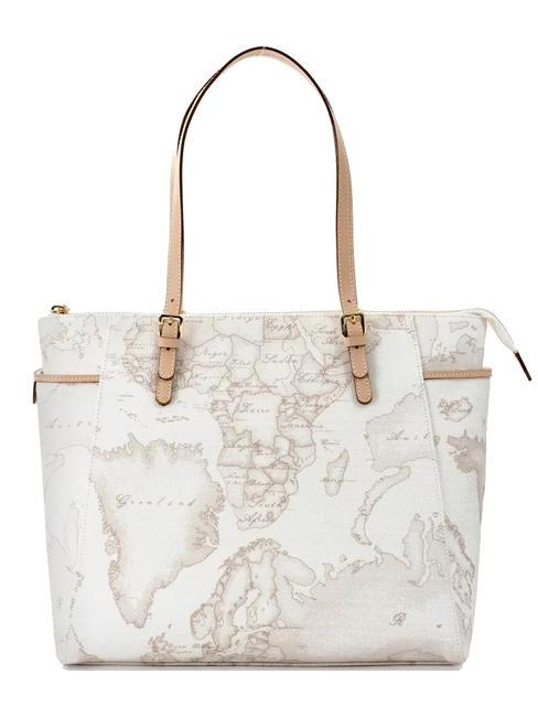 ALVIERO MARTINI PRIMA CLASSE GEO WHITE Grand sac fourre-tout à bandoulière blanc - Sacs pour Femme