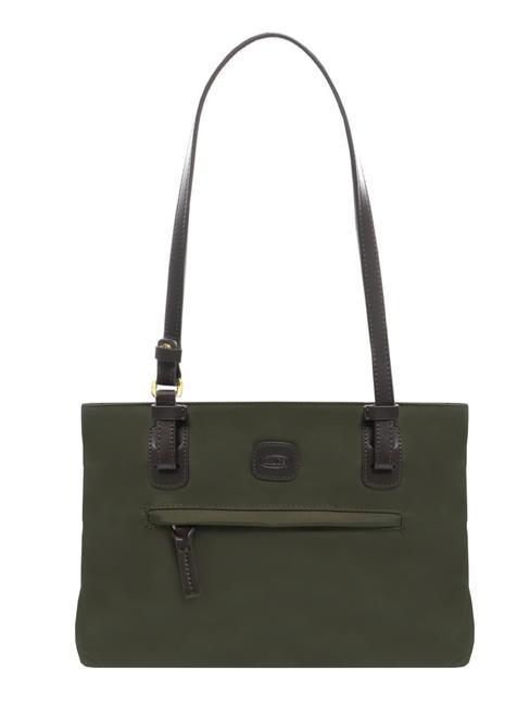 BRIC’S X-Bag Sac porté épaule olive / marron foncé - Sacs pour Femme