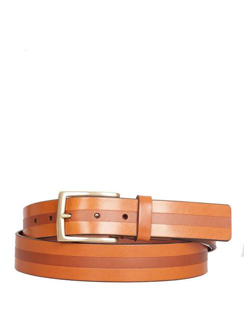 THE BRIDGE BRUNELLESCHI Ceinture en cuir Cognac / or - Ceintures