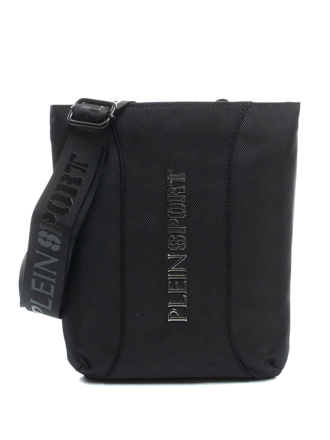 Plein Sport New Super Hero Sac De Voyage En Nylon Le Noir