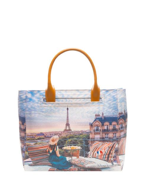 YNOT YESBAG  Sac à main, avec bandoulière, all over print vue parisienne - Sacs pour Femme