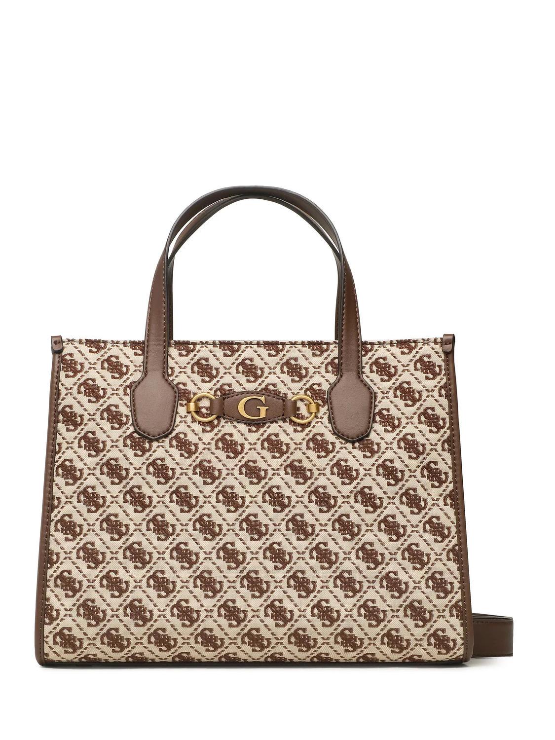 Guess Izzy Sac A Main Avec Bandouliere Marron Achetez A Prix Outlet