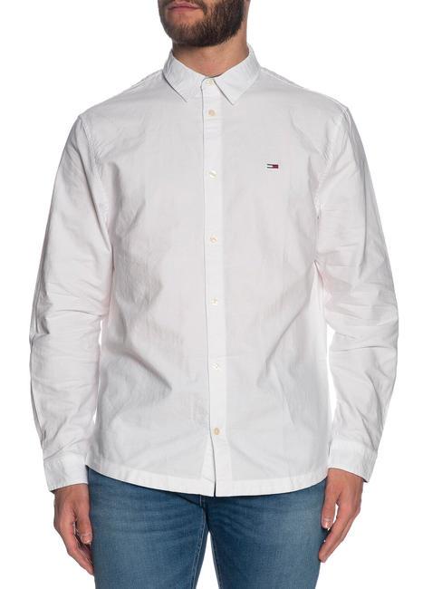 TOMMY HILFIGER TOMMY JEANS CLASSIC OXFORD Chemise en coton blanc - Chemises pour hommes