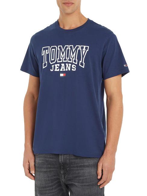 TOMMY HILFIGER TOMMY JEANS REGULAR ENTRY T-shirt en cotton BLEU - T-shirt