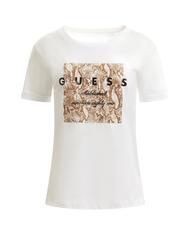 GUESS RELAXED T.shirt avec anneau blanc pur - T-shirt - 1