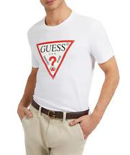GUESS ORIGINAL T-shirt avec logo blanc pur - T-shirt - 1