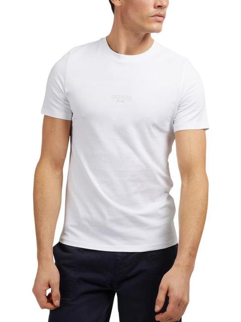 GUESS AIDY T-shirt écrit de la même couleur blanc pur - T-shirt