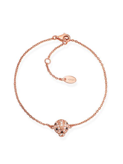 AMEN COCCINELLE Bracelet coccinelle en zircons Rose - Bracelets