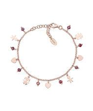 AMEN BOBOLINI Bracelet avec zircons rubis - Bracelets