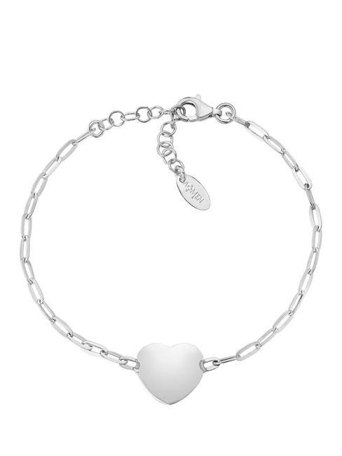 AMEN COCCOLE Bracelet à breloques coeur rhodium - Bracelets