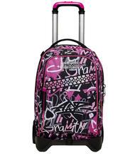 SEVEN JACJ CHULKY Sac &agrave; dos avec trolley amovible VIOLET ROSE - Sacs &agrave; dos &agrave; roulettes - 1