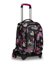 SEVEN JACK KIDDIE CRUSH Sac &agrave; dos Trolley d&eacute;tachable 3 en 1, avec trois roues IBIS ROSE - Sacs &agrave; dos &agrave; roulettes - 1