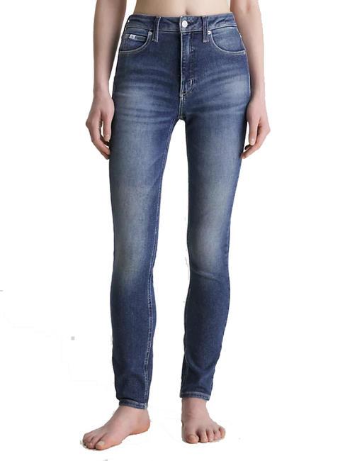 CALVIN KLEIN CK JEANS HIGH RISE Jean skinny jean foncé - Jeans