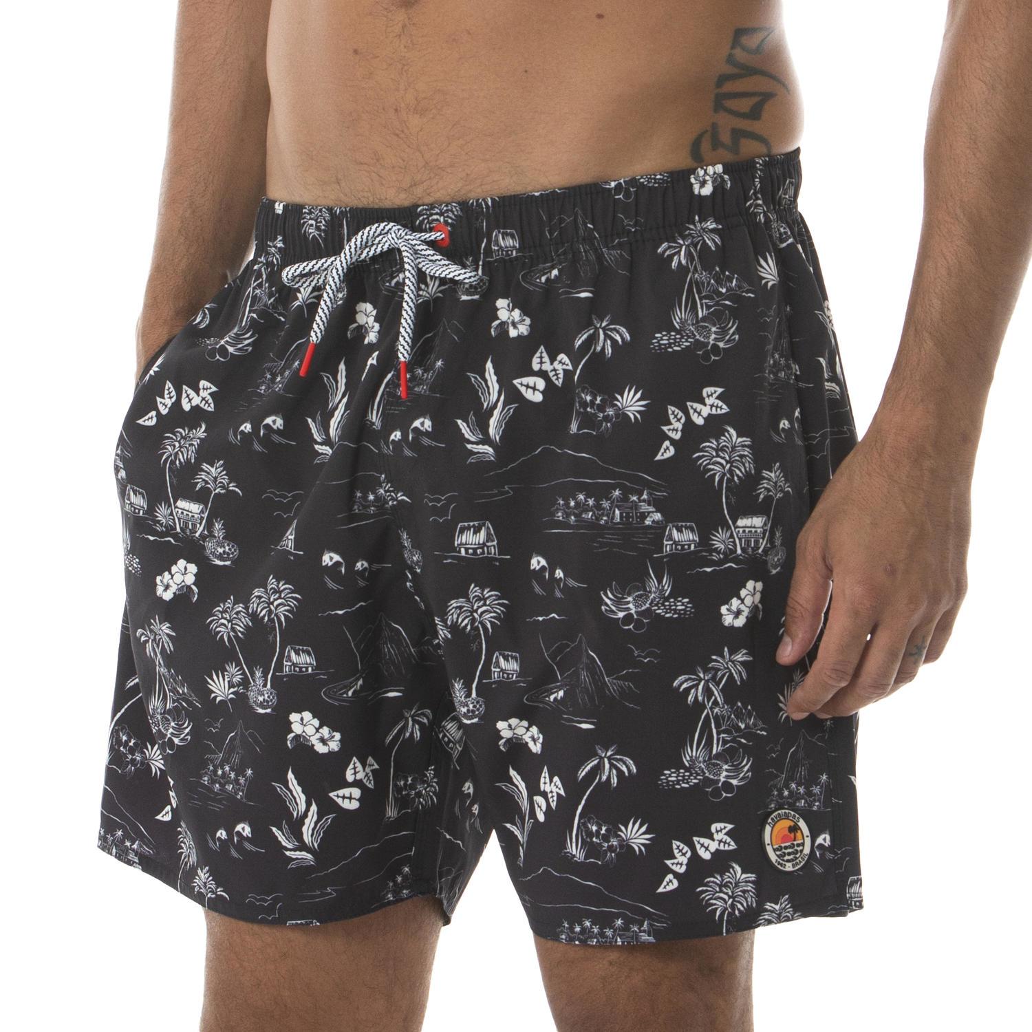 Havaianas Serra Maillot De Bain Noir Blanc Achetez Prix Outlet