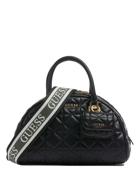 GUESS MILDRED Quilted Sac à main, avec bandoulière NOIR - Sacs pour Femme