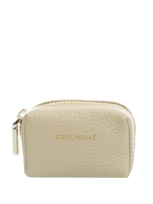 COCCINELLE TROUSSE MAXI La beauté du cuir texturé soie - Bonnets