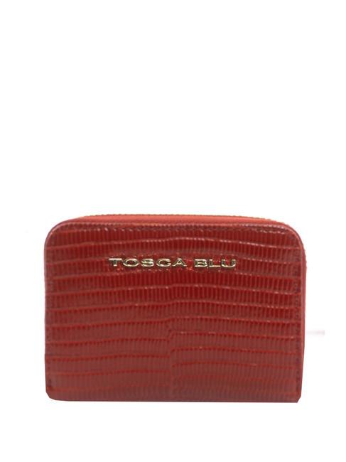 TOSCA BLU HELSINKY Petit portefeuille en cuir ROUGE - Portefeuilles Femme