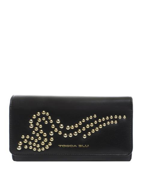 TOSCA BLU NIZZA Grand portefeuille à clous Noir - Portefeuilles Femme