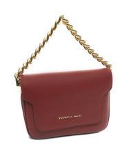 TOSCA BLU MILANO Sac &agrave; bandouli&egrave;re avec anse en cha&icirc;ne rouge fonc&eacute; - Sacs pour Femme - 1