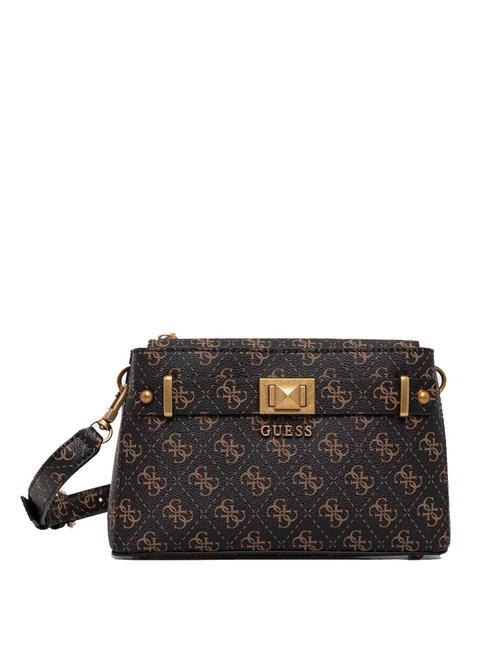 GUESS AIETA sac d'épaule marron - Sacs pour Femme