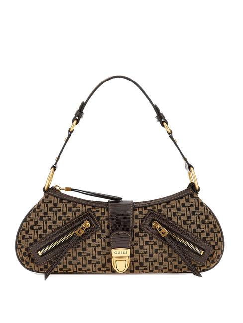 GUESS BELLE VINTAGE Sac d'épaule marron - Sacs pour Femme