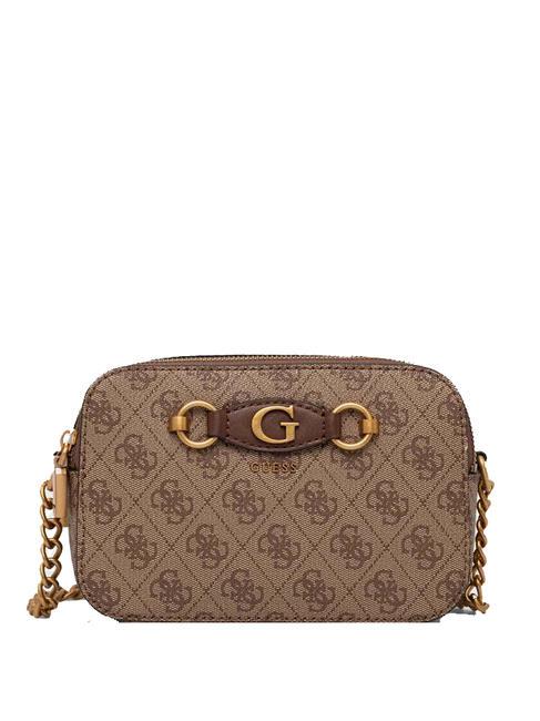 GUESS IZZY Sac à bandoulière pour étui pour appareil photo logo latte / marron - Sacs pour Femme