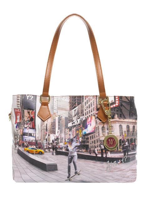 YNOT YESBAG Sac fourre-tout plat patineur new-yorkais - Sacs pour Femme