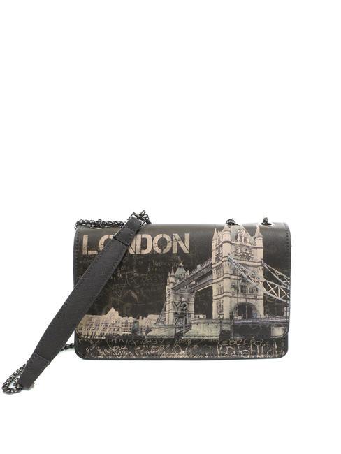 YNOT STREET Sac fourre-tout plat rue noire - Sacs pour Femme