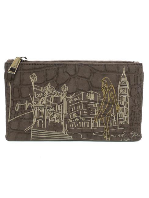 YNOT EMMA Sac nécessaire taupe de Londres - Pochettes & Trousses