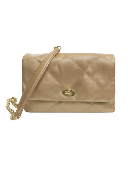 YNOT QUILTED Sac d'épaule métal or - Sacs pour Femme
