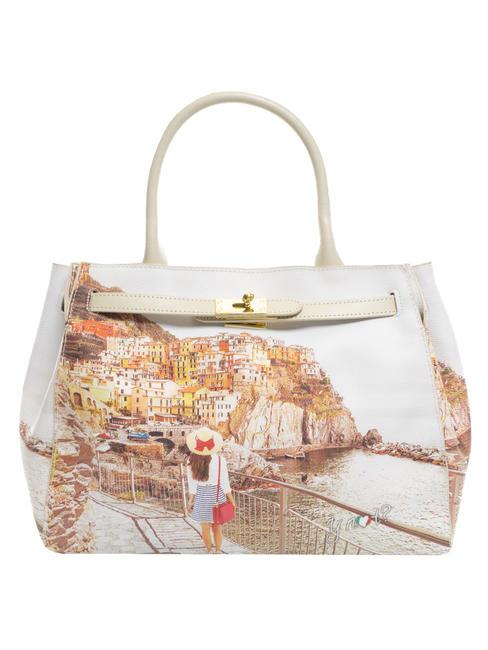 YNOT YESBAG L Sac à main coucher de soleil sur la mer - Sacs pour Femme