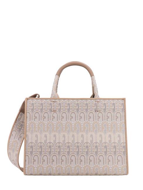 FURLA OPPORTUNITY S Cabas jacquard recyclé TONS NATURELS - Sacs pour Femme