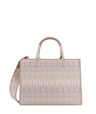 FURLA OPPORTUNITY S Cabas jacquard recyclé - Sacs pour Femme