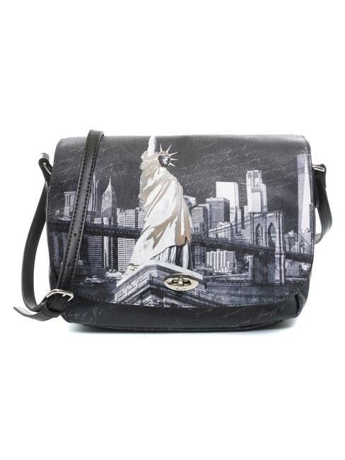 YNOT BLACK & GOLD Sac bandoulière à rabat b & g de new york - Sacs pour Femme