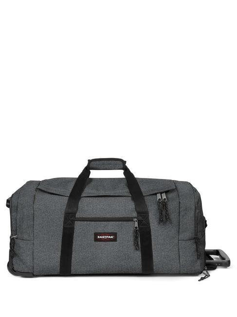 EASTPAK LEATHERFACE M + Sac à roulettes moyen BlackDenim - Valises Semi-rigides
