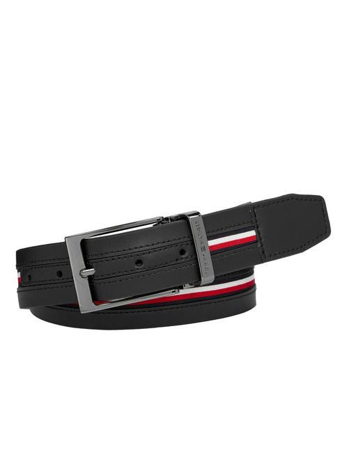 TOMMY HILFIGER LEATHER Ceinture en cuir noir - Ceintures