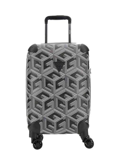 GUESS WILDER Chariot cabine 4 roues logo noir - Valises cabine