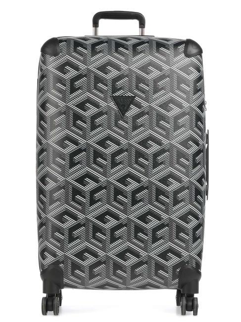 GUESS WILDER Chariot cabine moyen logo noir - Valises Rigides