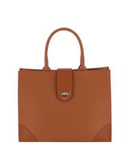 BORBONESE SAVOY DUETTO CAVIAR Grand cabas en cuir cuir - Sacs pour Femme - 1