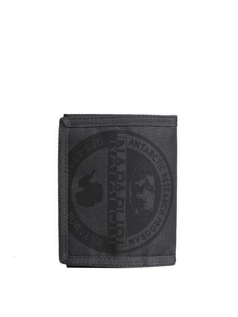 NAPAPIJRI HAPPY WALLET Portefeuille avec porte-monnaie solide gris foncé - Portefeuilles Homme