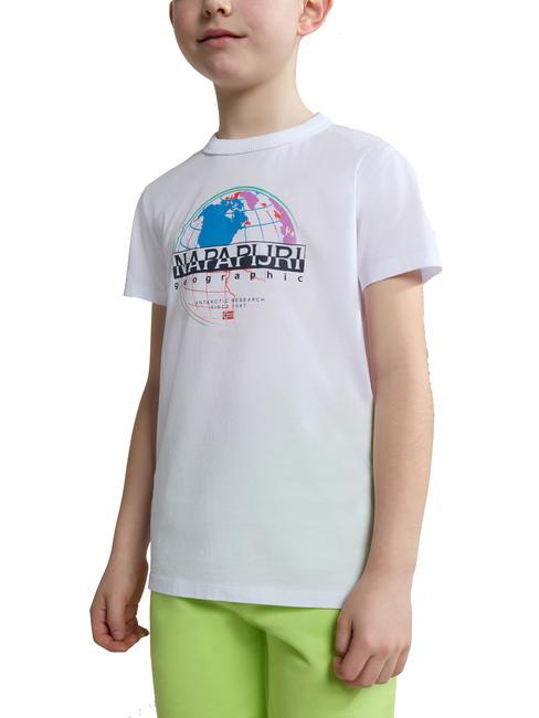 NAPAPIJRI KIDS AZOGUES T-shirt en cotton NOIR - Tee-shirt enfant