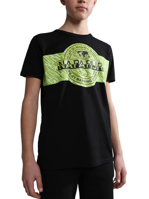 NAPAPIJRI KIDS PINZON T-shirt en cotton noir 041 - Tee-shirt enfant