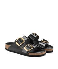 BIRKENSTOCK ARIZONA Big Buckle Sandale chausson en cuir - Chaussures unisexe