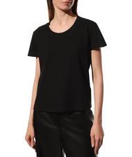 TRUSSARDI LOGO RING T-shirt en cotton NOIR - T-shirt - 1