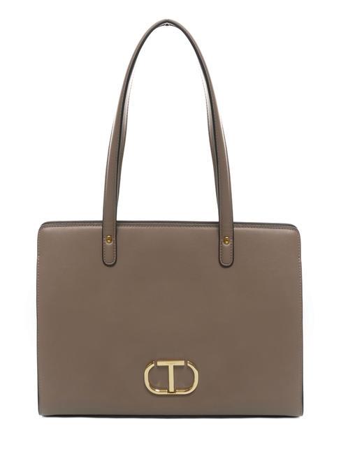 TWINSET OVAL T Sac à main taupe - Sacs pour Femme