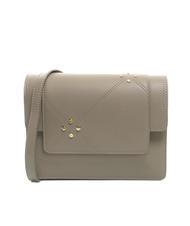 BORBONESE CARRE Bandouli&egrave;re avec rabat Colombe - Sacs pour Femme - 1