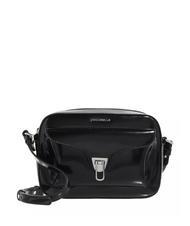 COCCINELLE BEAT SHINY Sac bandouli&egrave;re en cuir Noir - Sacs pour Femme - 1