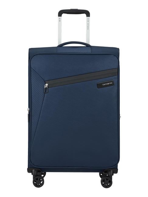 SAMSONITE LITEBEAM Chariot extensible moyen midnightblue - Valises Semi-rigides