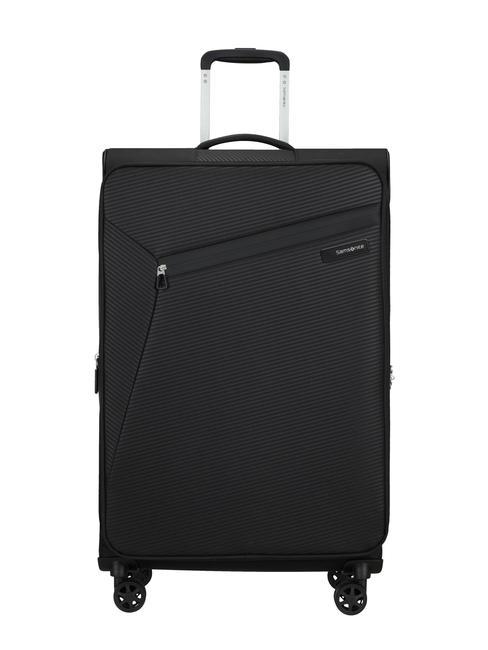 SAMSONITE LITEBEAM Grand chariot extensible NOIR - Valises Semi-rigides