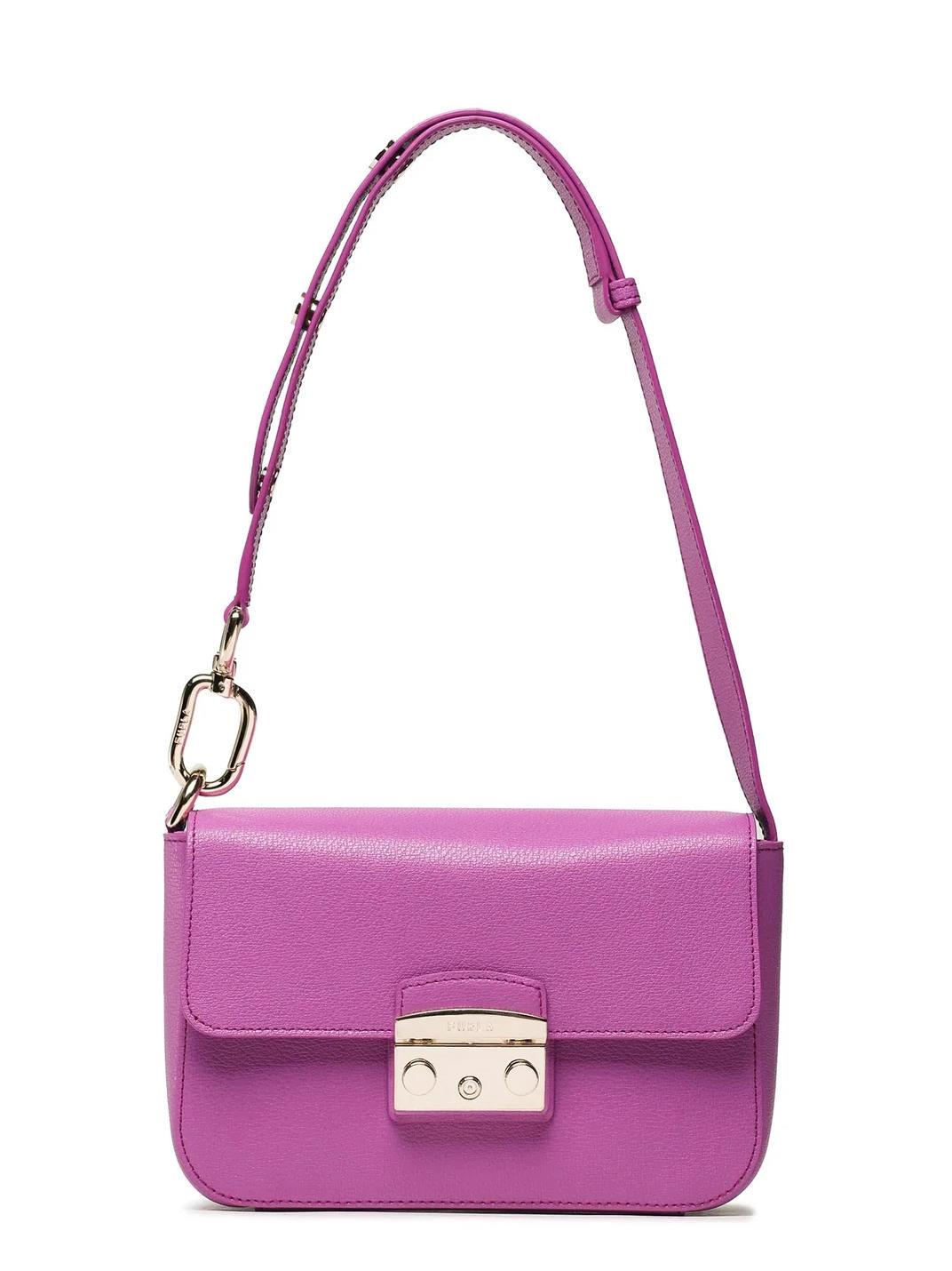 FURLA METROPOLIS Sac bandouli re en cuir de veau